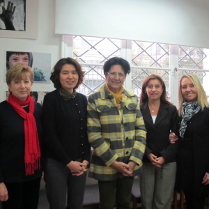 de izquierda a derecha, Sra. Oriana Sanzi, Consultora Programa Territorial Unicef, Chile