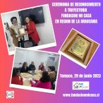 Reunión y entrega de Galvano del Servicio Especializado Mejor Niñez a Fundacion Mi Casa, en La Región de la Araucanía.