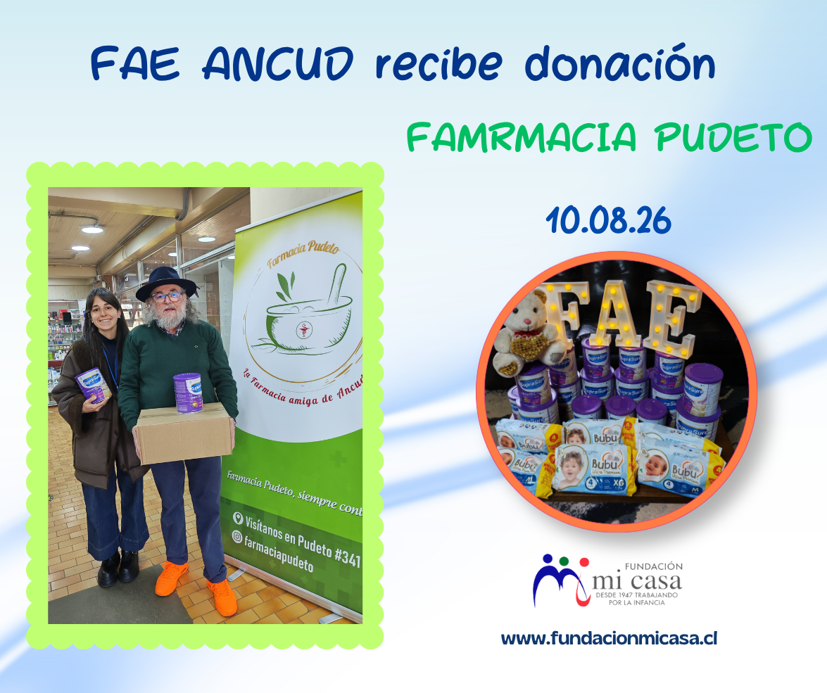 FAE Ancud recibe donación de Farmacia Pudeto