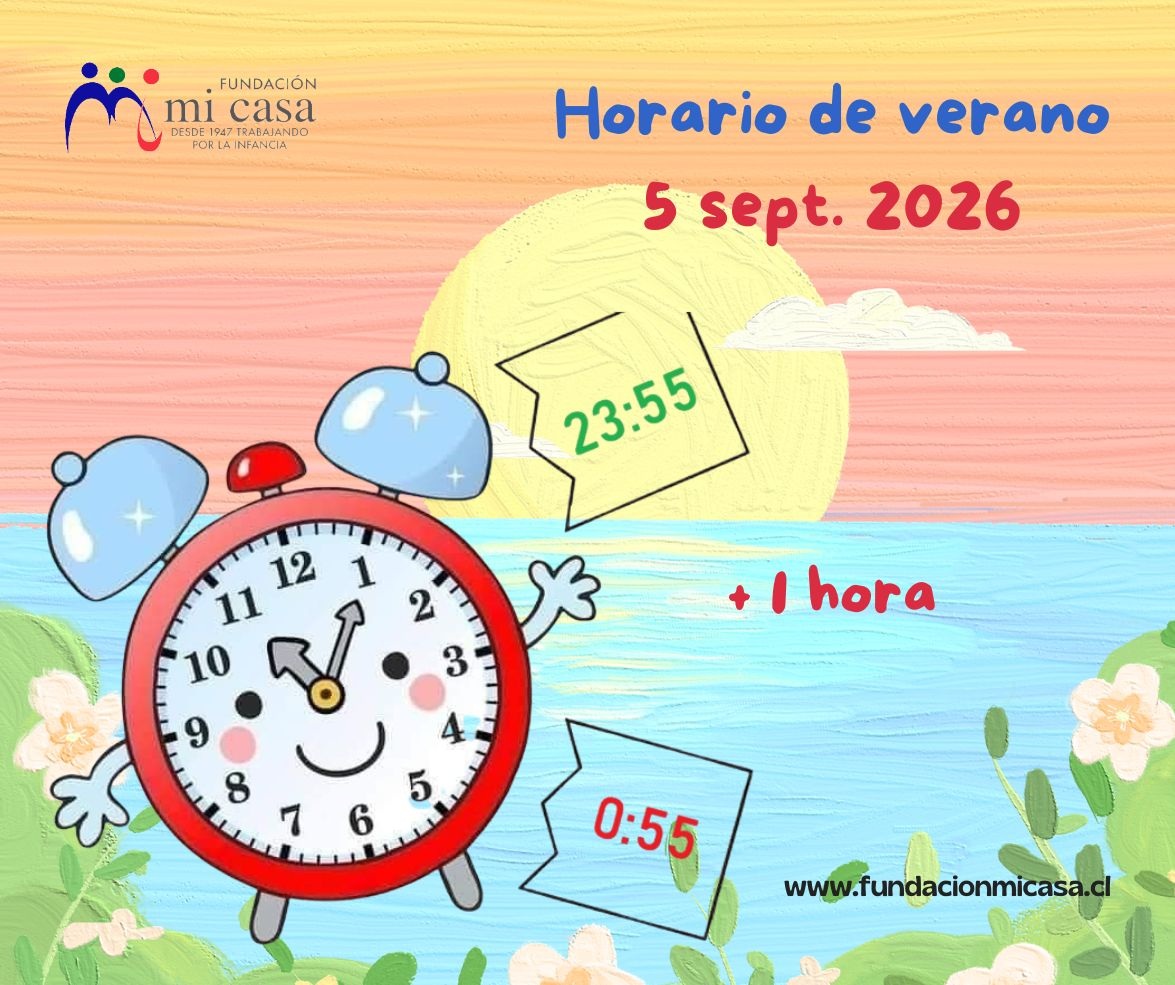 Horario de verano:  5 sept. 2026