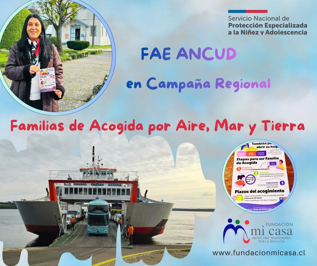 FAE Ancud participa en de la campaña regional » Familias de Acogida por Aire, Mar y Tierra»
