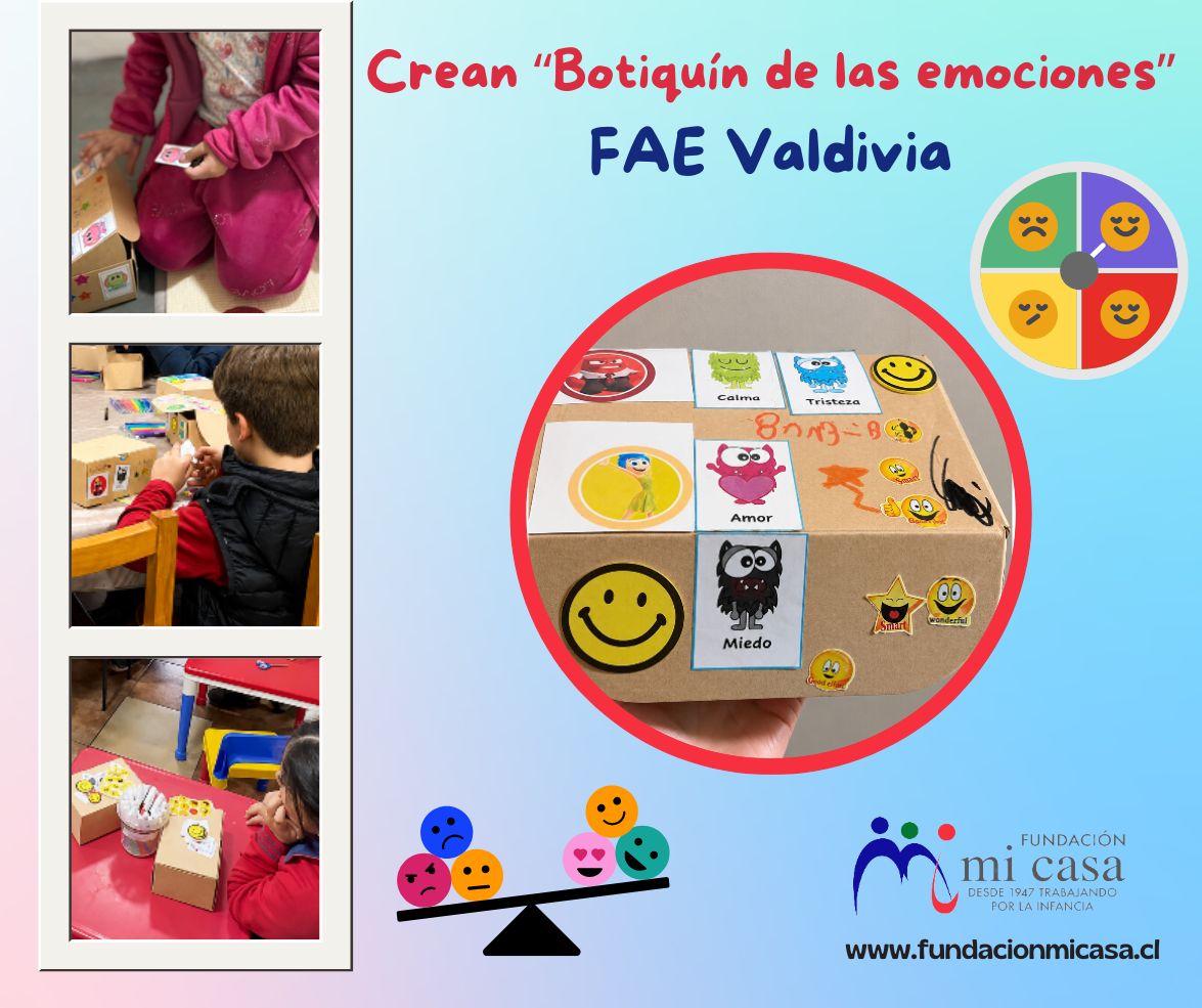 «Botiquín de las emociones» taller creado por FAE Valdiva