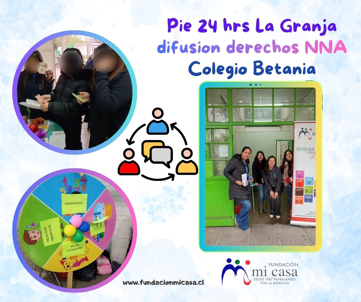 Actividad de difusión PIE 24 hrs. La Granja en Colegio Betania