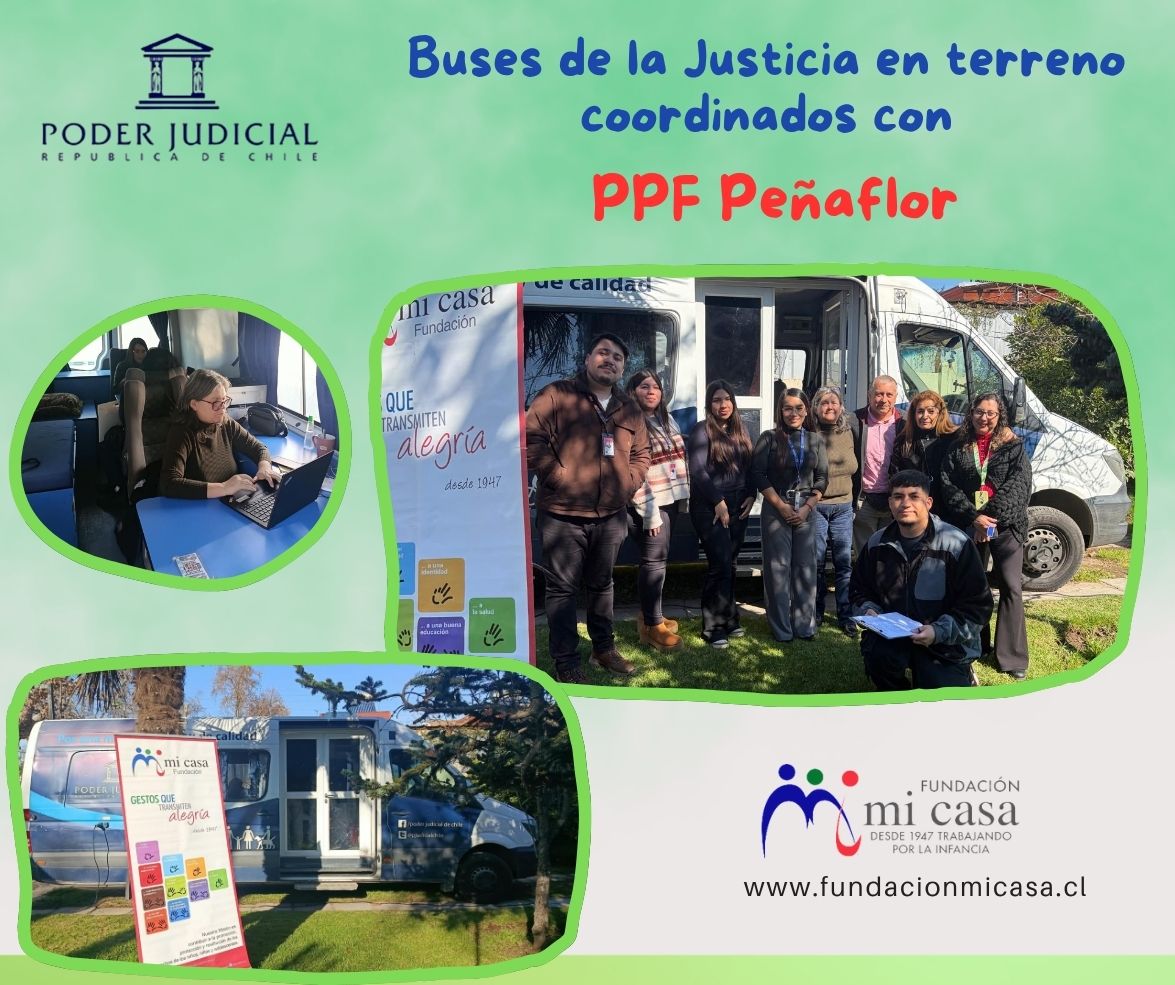Bus de la Justicia se coordina en dirección de PPF Peñaflor