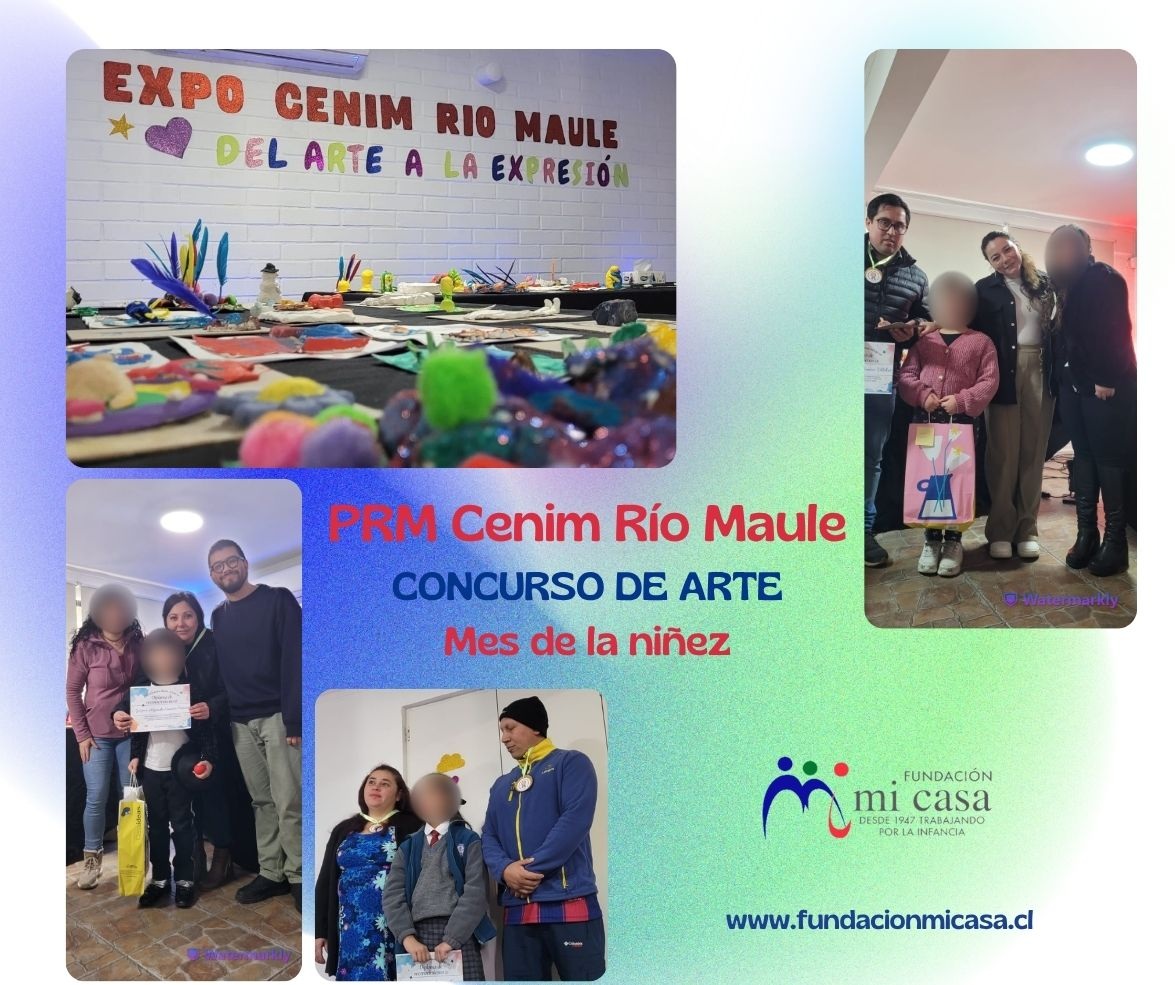 Concurso de Arte en mes de la niñez en PRM Cenim Río Maule