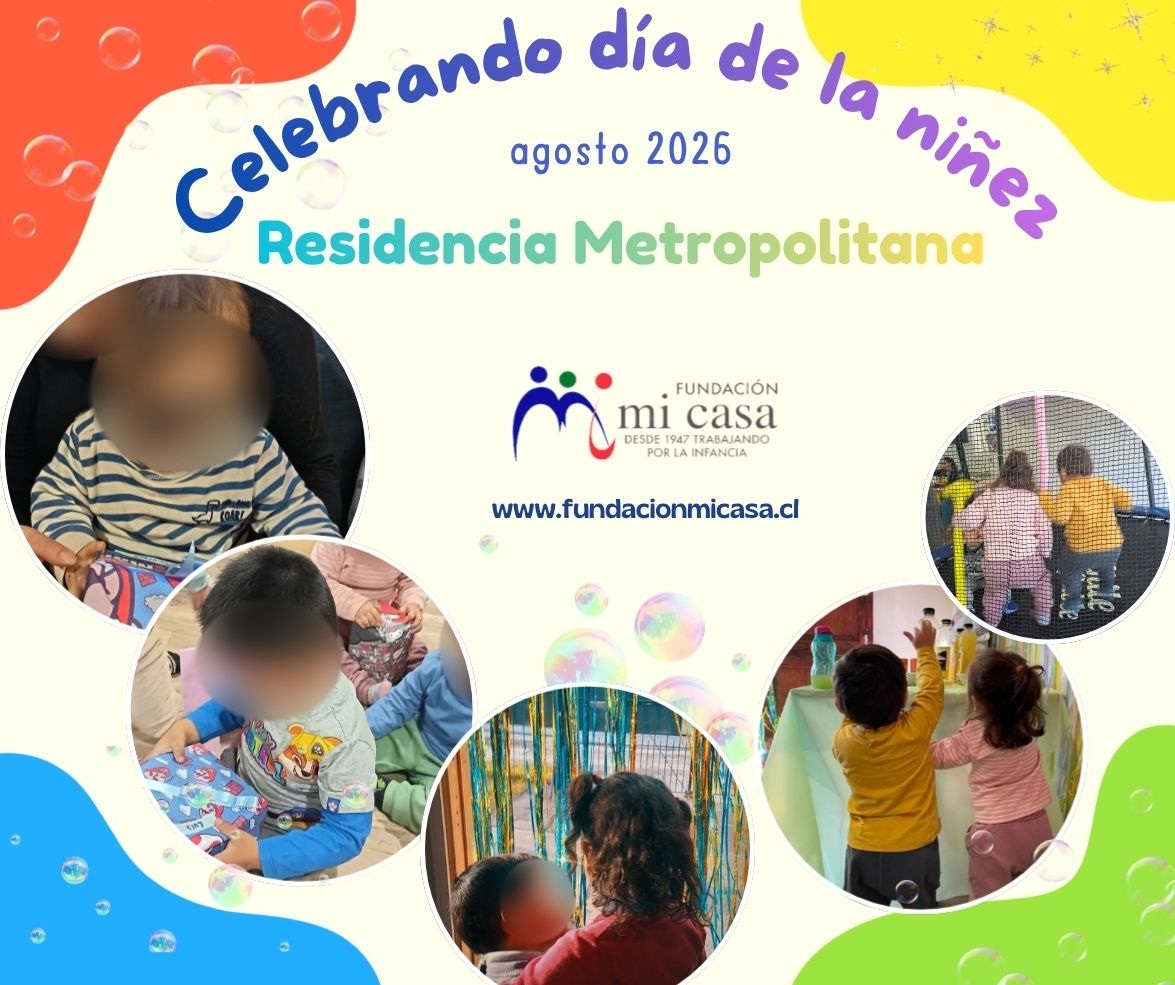Los pequeños de la Residencia Metropolitana disfrutan del día de la niñez