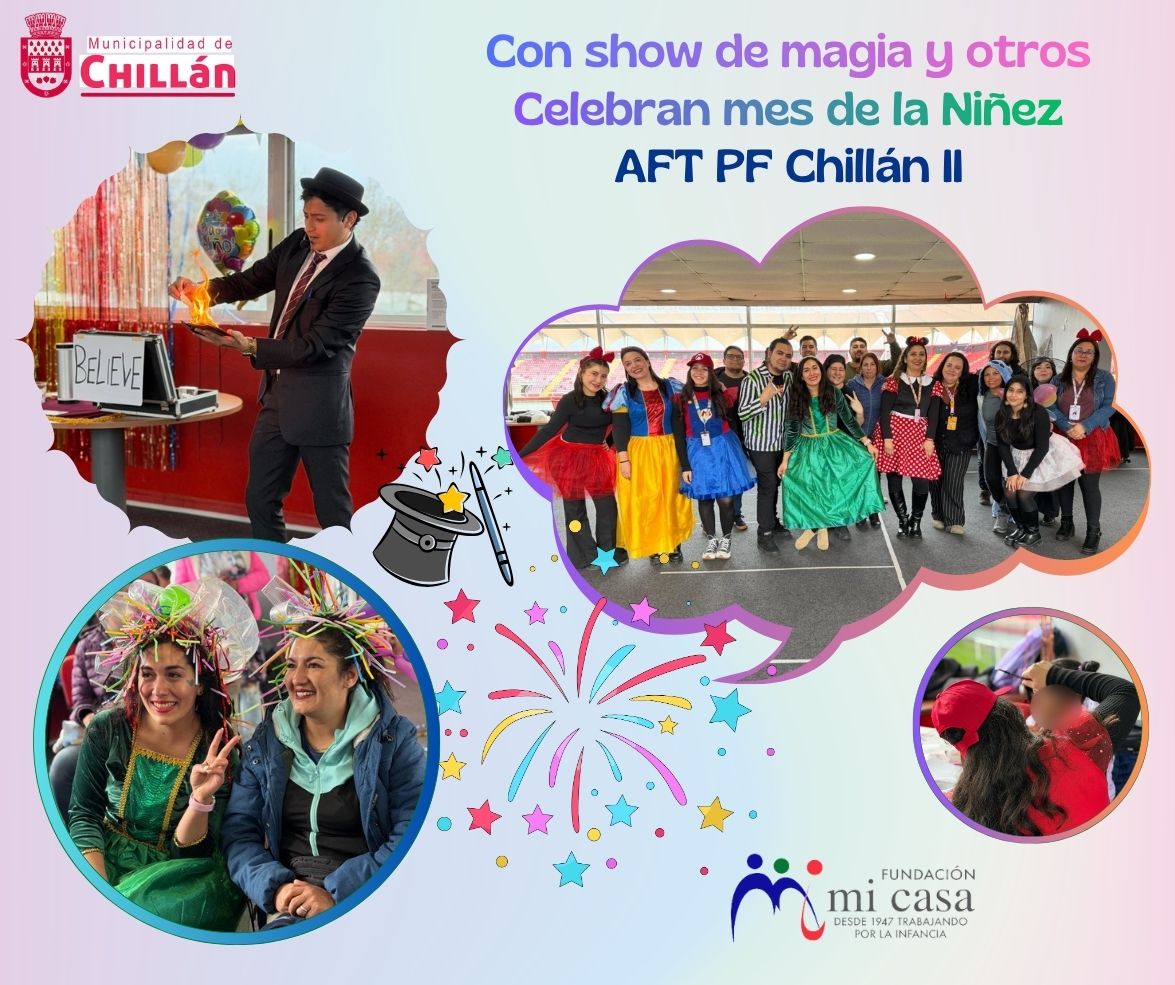 Gran show para celebrar mes de la niñez en AFT PF Chillán II