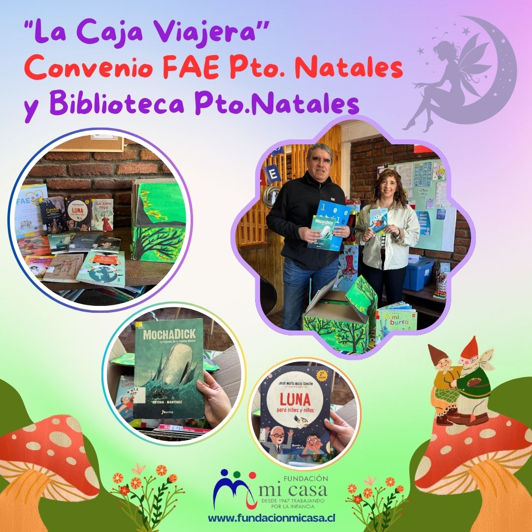 «La Caja Viajera»: Convenio entre FAE y Biblioteca Pto.Natales