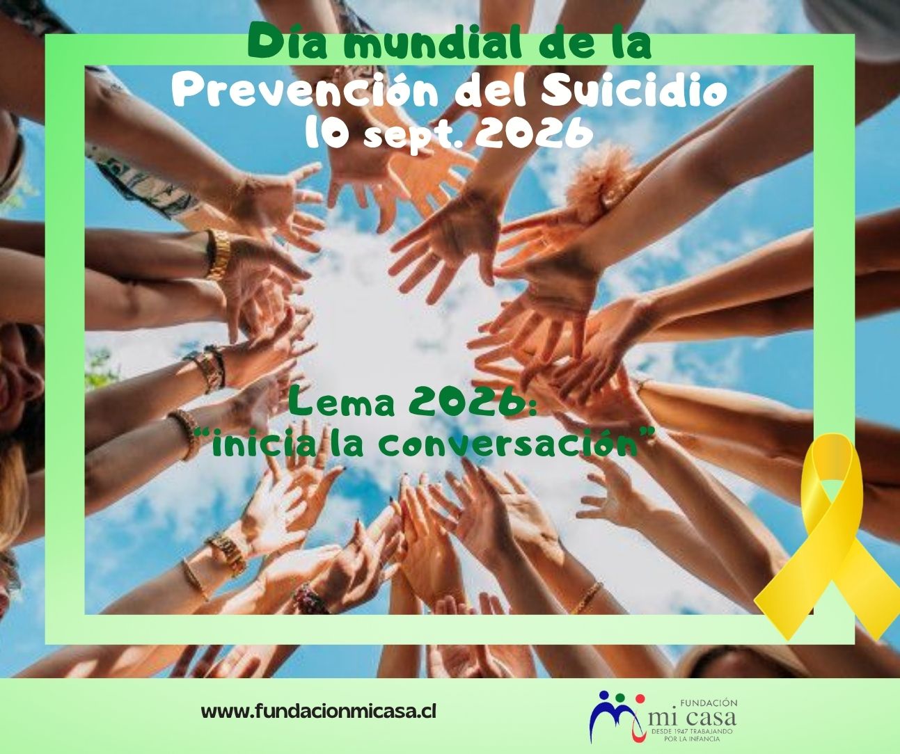 Para reflexionar en el día mundial de la Prevención del Suicidio