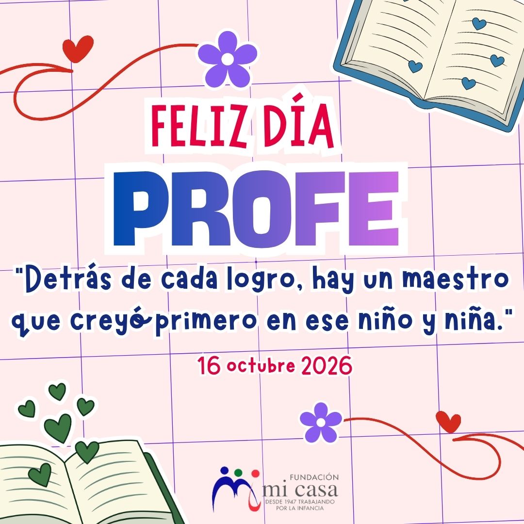 Feliz día a los profesores y profesoras en su día
